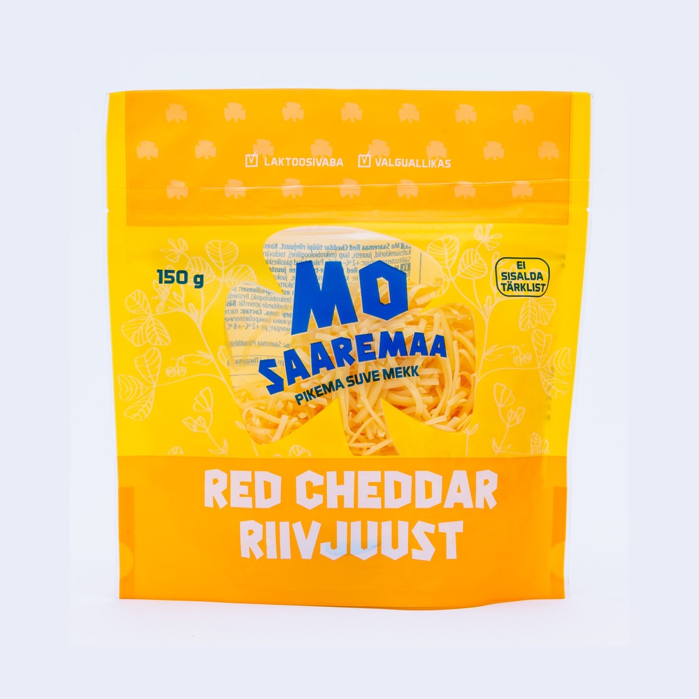 MO Saaremaa Red Cheddar Riivjuust 150g